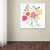 Trademark Fine Art Farida Zaman 'Floral Medley III' Canvas Art, 35x35 WAP01596-C3535GG